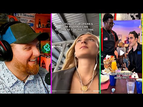 20 Minutes of Confused Europeans in the USA.. 🤣😂