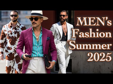Men’s Summer Fashion 2025 – How Stylish Men Dress. Timeless Italian Menswear. Pitti Uomo Summer 2025