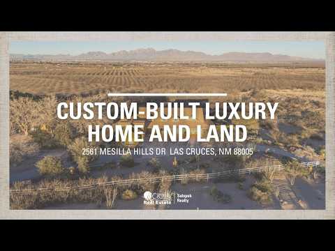 Custom-Built Luxury Home on 5 Acres for Sale in Las Cruces, NM