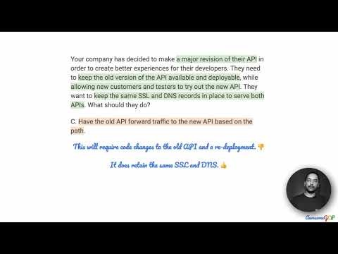 PCA-19 Quick, GCP Professional Architect - api, load balancer, ssl, dns