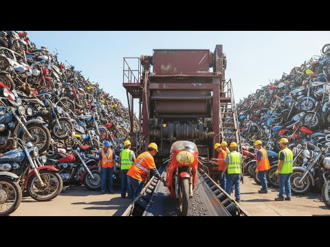 This Factory Destroys Thousands of Motorcycles Every Single Day