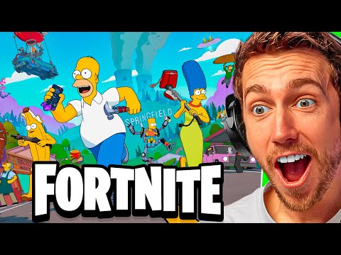 THE BEST UPDATE EVER!? Fortnite | The Simpsons