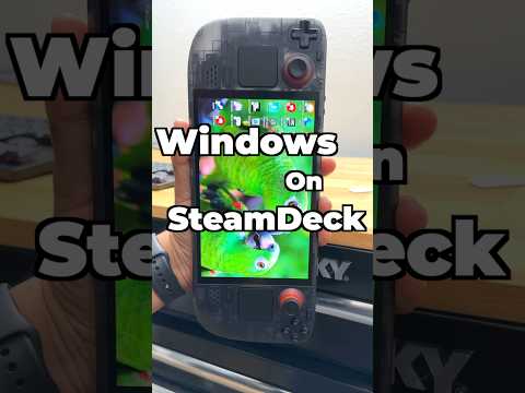 Windows on a Steam Deck #handheldgaming #steamdeckoled