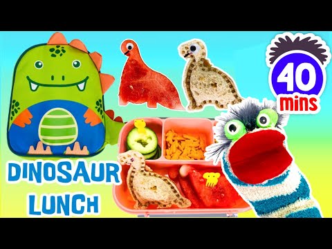 Fizzy Makes Lunch Boxes with Dinosaurs, Puppies and Encanto