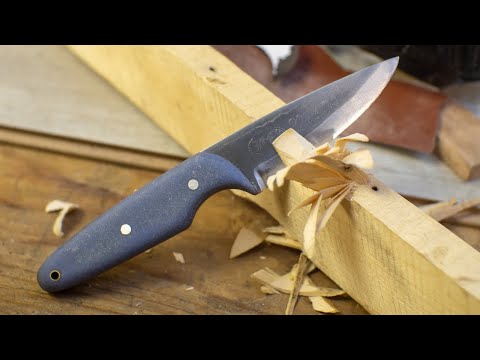 Making a knife - out of a saw blade. Steel HSS