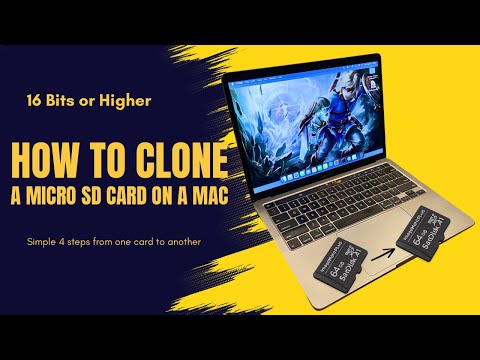 How to clone a Micro SD card on a Mac