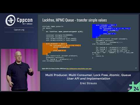 User API & C++ Implementation of a Multi Producer, Multi Consumer, Lock Free, Atomic Queue - CppCon