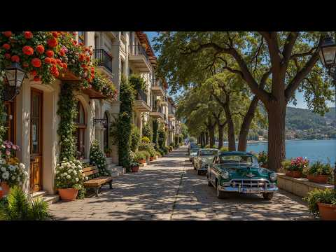 Spring Outdoor Jazz Music Ambience - Smooth Jazz Music With River Views To Study, Work & Deep Focus