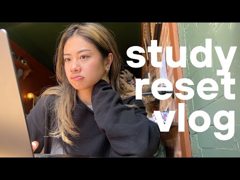 STUDY VLOG ✏️ reseting my productivity routine and getting out of a studying rut
