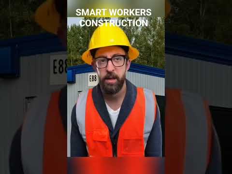 SMART WORKERS CONTRUCTION #shorts #construction #dailylife #adamrose #workers