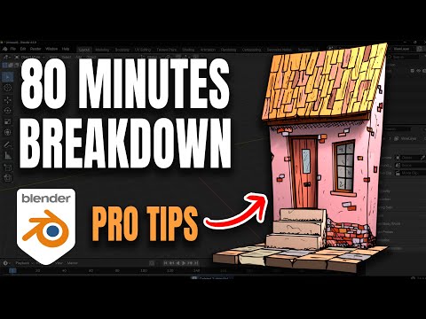 Grease Pencil Masterclass: 3D House Model Full Workflow Breakdown (Tips & Tricks Included!)