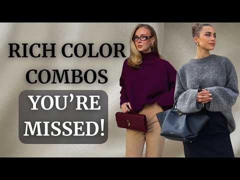 7 Elegant & Rich Color Combos for Fall/Winter 2025