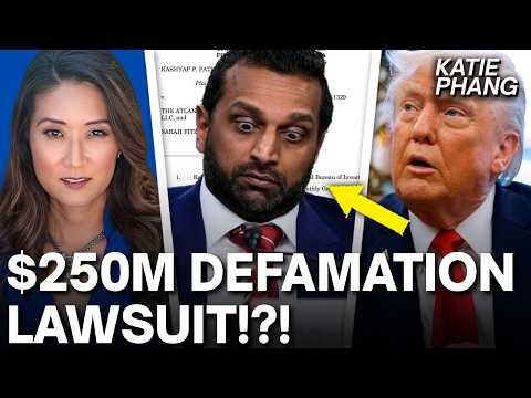 Kash Patel SUES For MILLIONS Over BOMBSHELL Reporting