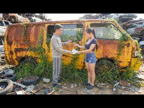 Full Video _Young Woman Restores Abandoned Car & Motorbike to Like-New Condition