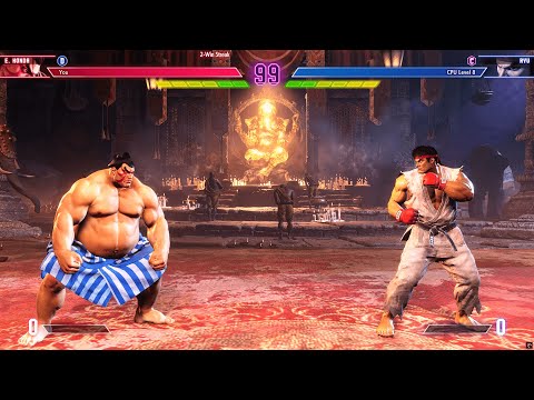 E.Honda vs Ryu (Hardest) - Street Fighter 6. | Epic Battle