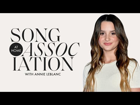 Annie LeBlanc Sings Selena Gomez and Ariana Grande in a #StayHome Edition of Song Association | ELLE