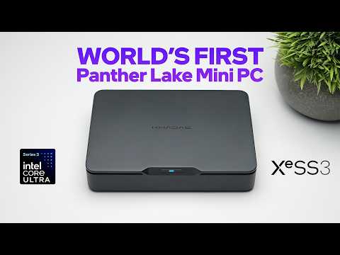 World’s First Panther Lake Mini PC! Mind Pro Hands On First Look
