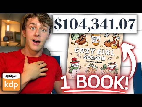 How to write a $100,000 coloring book on Amazon KDP (case study) + AI tutorial