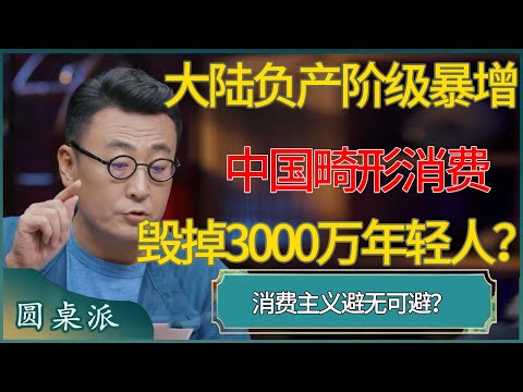 大陆负产阶级暴增，中国畸形消费如何毁掉3000万年轻人？ #窦文涛 #梁文道 #马未都 #周轶君 #马家辉 #许子东 #圆桌派 #圆桌派第七季