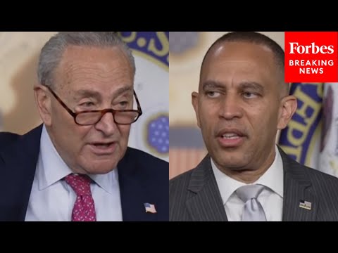 FULL BRIEFING: Chuck Schumer And Hakeem Jeffries Blast GOP's Tax Plan