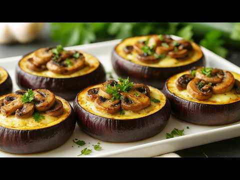 Auberginen, die alle verrückt machen! Ein einfaches und leckeres Rezept mit gebackenen Auberginen