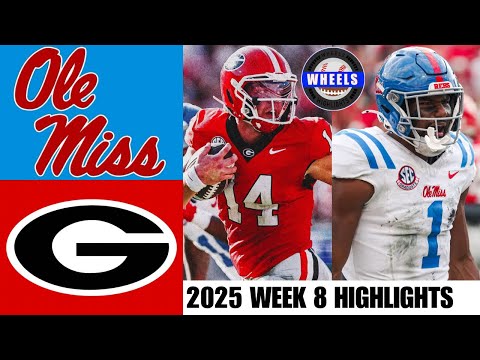 #5 Ole Miss vs #9 Georgia | Week 8 | 2025 College Football Highlights