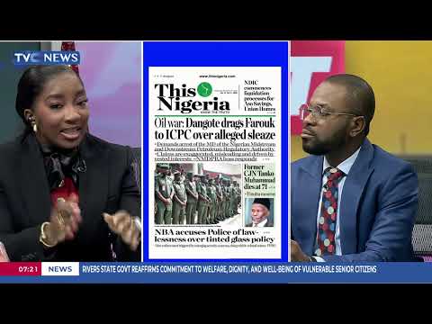 TVC Newspaper Review: Senate okays N54.46tr for 2026 despite 2025 revenue shortfall