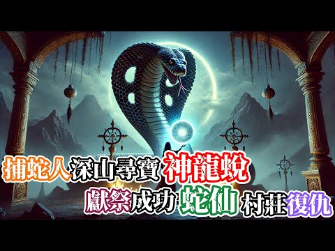 【東北民俗靈異】傳說中大蛇修煉化成『虺』，身上會產生神藥『神龍蛻』…捕蛇族人收到蛇仙指引，到伏龍山中取寶，卻也因此揭開了一個重大的秘密…他要借用蛇仙的力量向村子報復… |神秘傳說|靈異故事|懸疑驚悚