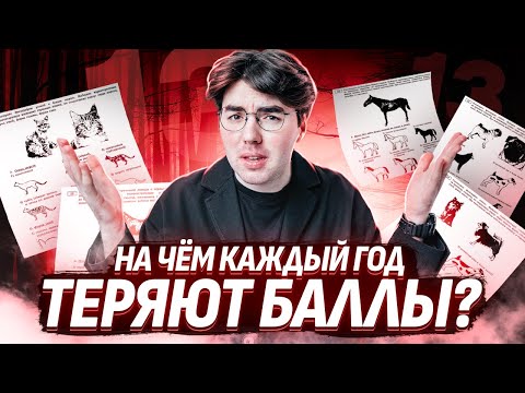 МОЩНЫЙ разбор 13 задания ОГЭ по биологии 2025 | На чём КАЖДЫЙ год теряют баллы? | Умскул