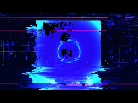 Cyberpunk Glitch Neon Mirror Cube Background video | Footage | Screensaver