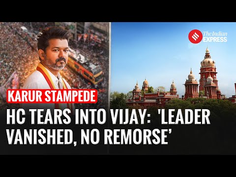 Karur Stampede: Madras High Court Slams Vijay and TVK, Forms SIT to Probe
