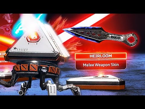 Unlocking the RAREST Item in Apex Legends!! *Heirloom Knife Skin* (Apex Legends)