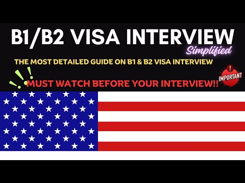 Video#31🌐 INTERVIEW MASTERY4 B1 & B2 VISA: ANSWERS, TIPS AND DOCUMENTS 4 ALL QUESTIONS!❌🌟#USVISA 🌎🗽