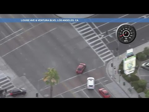 DUI pursuit suspect crashes | Los Angeles Car Chases