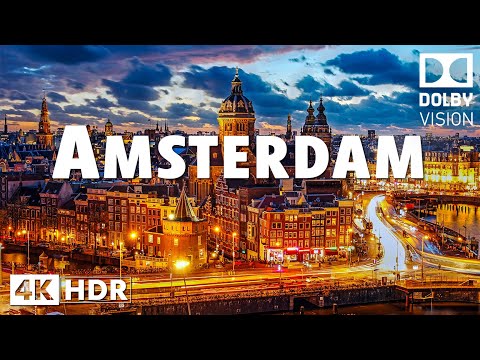 [4K] AMSTERDAM – City of Canals & Deep House Chill Vibes