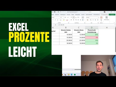 Excel percentage calculations explained simply – How to calculate percentages correctly!