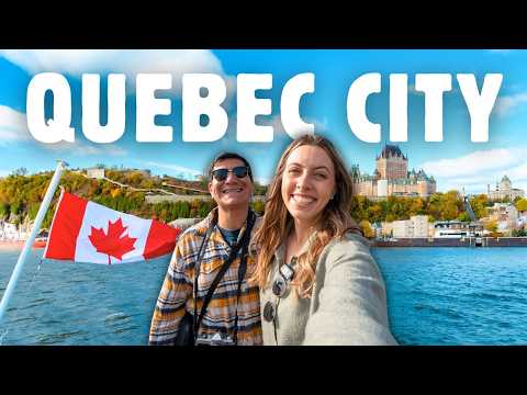 The BEST Trip to QUEBEC CITY (We Fell in LOVE!) 🇨🇦 Things to Do + Eat!