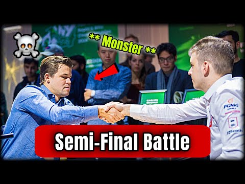 Magnus Carlsen Conquers Duda! ♟️🔥 | Epic Semi-Final Battle ⚔️✨ | FIDE Blitz 2024 🏆