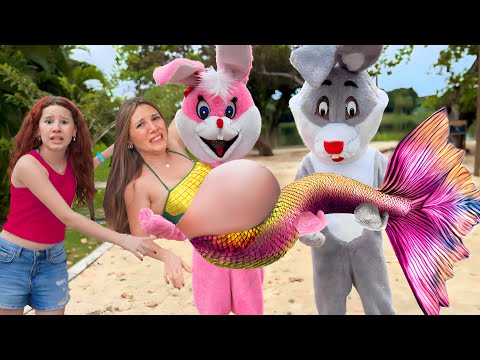 🧜‍♀ A sereia grávida foi capturada pelo Coelho Malvado 🐰 Parte 03  - Valentina Pontes