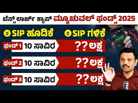 Best Large Cap Mutual Funds for High Returns in 2025 | Mutual Fund Investment For Beginners Kannada