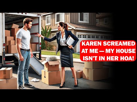 HOA Karen Screamed at Me During Move-In—Said I Must Obey Their Rules! But My House Isn’t in the HOA!