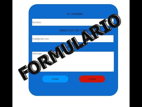 Formulario HTML y PHP (Con Base de datos)