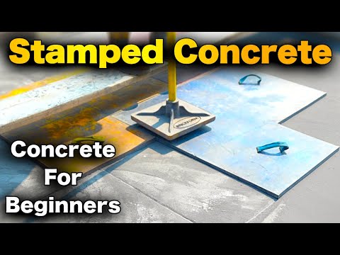 How To Pour Stamped Concrete