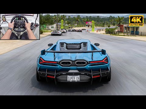 Lamborghini Revuelto VS Hypercars - Forza Horizon 5 | Logitech G923 Steering Wheel