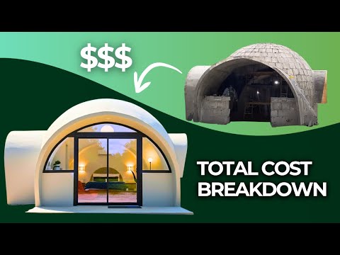 $27,600 Aircrete Dome Studio | Full Cost Breakdown