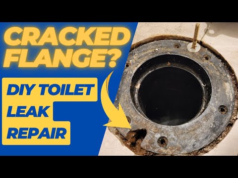 How to Repair a Leaking Toilet and Broken Flange - DIY Guide with Oatey Replacement Ring