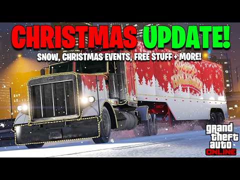 CHRISTMAS UPDATE - FREE CARS, DOUBLE MONEY, SNOW, NEW CARS & FREE STUFF! GTA Online Weekly Update