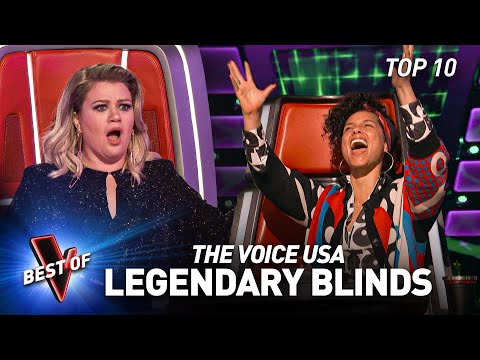 The Most ICONIC Blind Auditions of The Voice USA of All Time! Pt. 1 | Top 10
