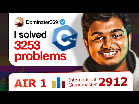 Journey to Becoming a Codeforces Grandmaster | 2800+ Profile, IOI + ICPC + AI in CP ft. Dominater069