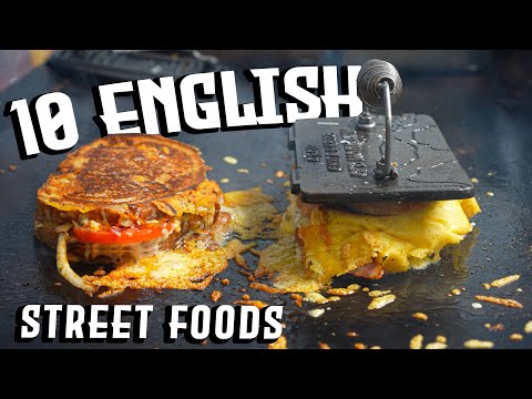 Top 10 FINEST English Street Foods! 🏴